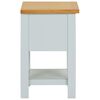 vidaXL Table de chevet 36x30x47 cm Bois de chêne massif