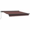 vidaXL Auvent manuel r&eacute;tractable marron 300x250 cm
