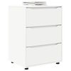 vidaXL Armoire de rangement Blanc 60 x 48 x 81 cm Bois d'ingénierie