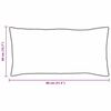 vidaXL Oreiller avec oreiller 2 pcs Blanc 40 x 80 cm Plume
