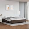 vidaXL Cadre de lit sans matelas marron 160x200 cm similicuir