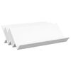 vidaXL &Eacute;tag&egrave;re &agrave; magazines Blanc 90 x 53 x 28,5 cm Bois d'ing&eacute;nierie