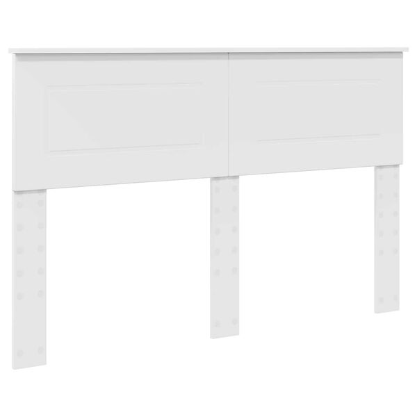 vidaXL T&ecirc;te de lit Blanc 160 cm Bois d'ing&eacute;nierie