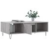 vidaXL Table basse sonoma gris 104x60x35 cm bois d'ingénierie