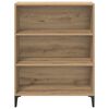 vidaXL Buffet Ch&ecirc;ne artisanal 69,5 x 32,5 x 90 cm Bois d'ing&eacute;nierie