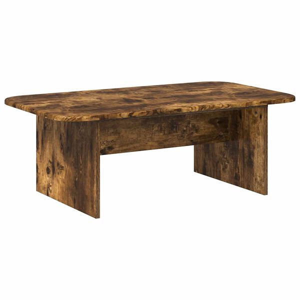 vidaXL Table basse Ch&ecirc;ne fum&eacute; 93 x 53 x 33 cm Bois d'ing&eacute;nierie