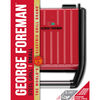 GEORGE FOREMAN Gril compact Acier S Rouge