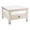 Trendteam Table basse avec tiroir Universal Blanc