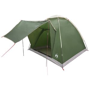 vidaXL Tente de camping avec toit Vert 2 personnes Polyester et Acier