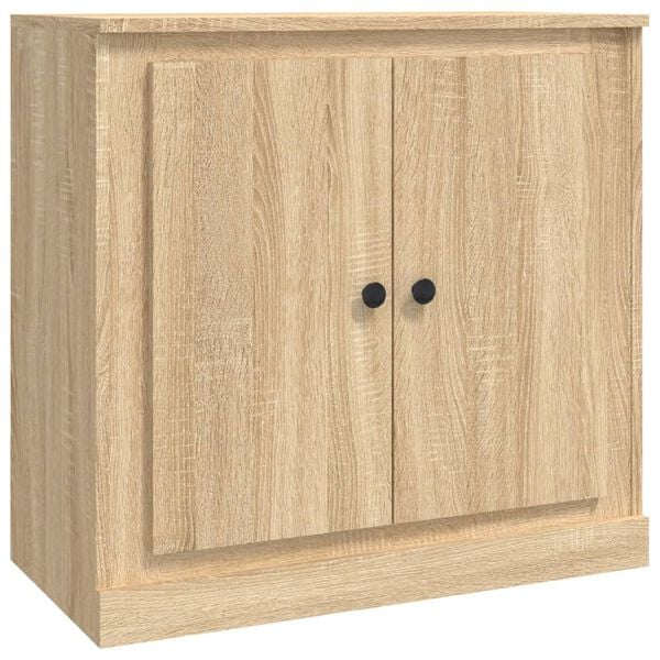 vidaXL Buffet ch&ecirc;ne sonoma 70x35,5x67,5 cm bois d'ing&eacute;nierie