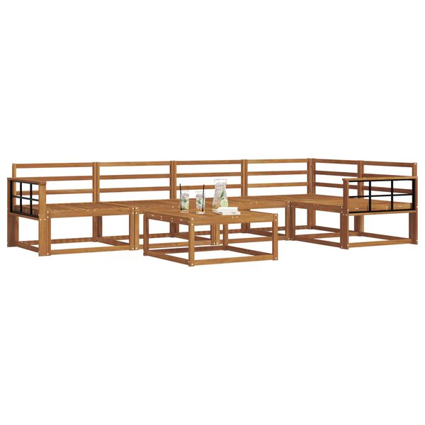 vidaXL Ensemble de canap&eacute;s d'ext&eacute;rieur 6 pcs Naturel