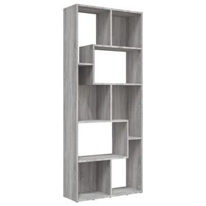vidaXL Biblioth&egrave;que Sonoma gris 67x24x161 cm Bois d'ing&eacute;nierie