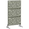 vidaXL &Eacute;cran de confidentialit&eacute; 100 x 50 x 180 cm Acier Vert olive