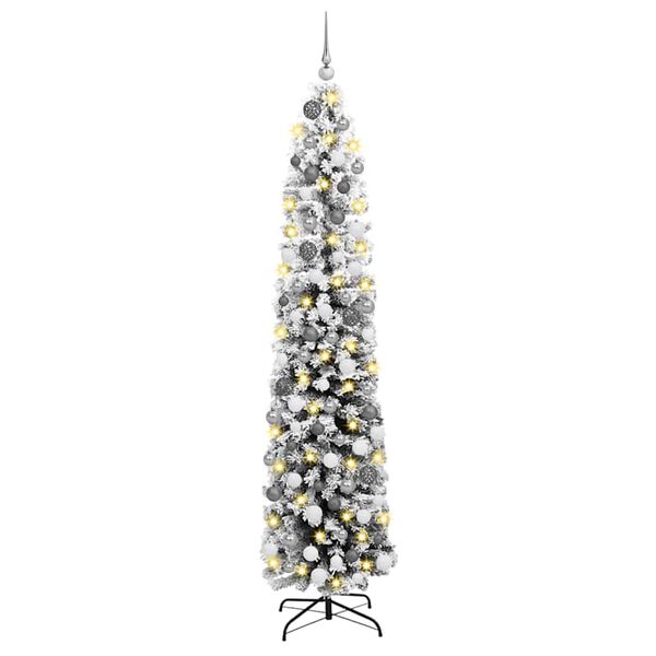 vidaXL Sapin de No&euml;l artificiel Vert 180 cm PVC et acier et plastique