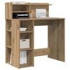 vidaXL Bureau Chêne artisanal 90 x 48 x 101,5 cm Bois d'ingénierie