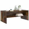 vidaXL Table basse Ch&ecirc;ne fum&eacute; 100 x 50 x 40 cm Bois d'ing&eacute;nierie