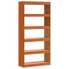 vidaXL Biblioth&egrave;que Brun cire 80 x 30 x 167,5 cm Pin massif