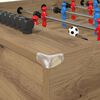 vidaXL Table de Foosball Ch&ecirc;ne Artisanal 125 x 60,5 x 80 cm