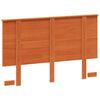 vidaXL T&ecirc;te de lit cire marron 135 cm bois massif de pin