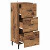 vidaXL Buffet Bois ancien 34 x 34,5 x 90 cm Bois d'ing&eacute;nierie