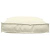vidaXL Coussin Cr&egrave;me 70 x 70 x 12 cm Tissu Oxford