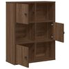 vidaXL Biblioth&egrave;que ch&ecirc;ne marron 60x24x76,5 cm bois d'ing&eacute;nierie