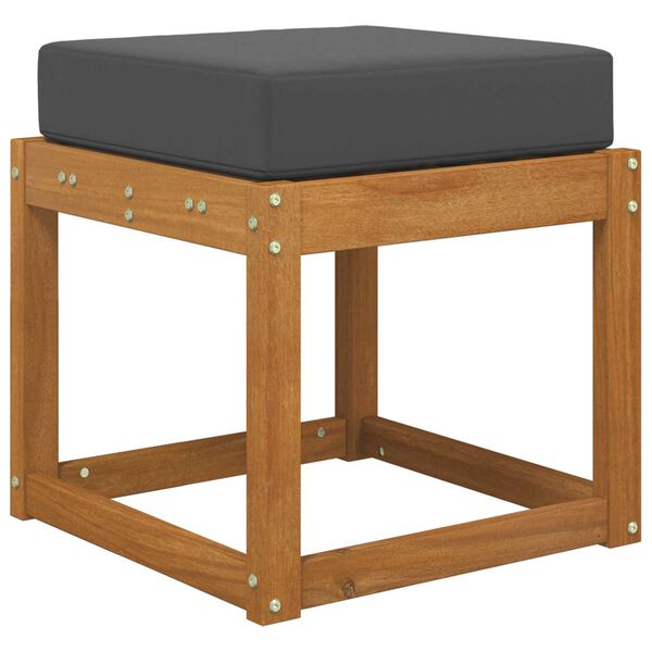 vidaXL Coussin de Si&egrave;ge d'Ext&eacute;rieur Anthracite 40 x 40 x 8 cm