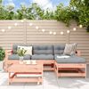 vidaXL Salon de jardin 5 pcs bois massif douglas