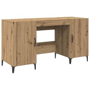 vidaXL Bureau Ch&ecirc;ne artisanal 140 x 50 x 75 cm Bois d'ing&eacute;nierie