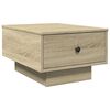 vidaXL Table basse ch&ecirc;ne sonoma 60x45x31 cm bois d'ing&eacute;nierie