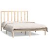 vidaXL Cadre de lit sans matelas 135x190 cm bois de pin massif