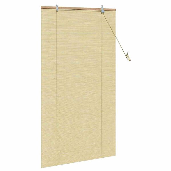 vidaXL Store enrouleur avec des rideaux Nature 90 x 160 cm Bambou