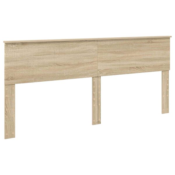 vidaXL T&ecirc;te de lit Ch&ecirc;ne Sonoma 200 cm Bois d'ing&eacute;nierie