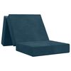 vidaXL Canap&eacute;-lit pliable 75 x 67 x 45 cm Bleu