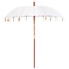 vidaXL Parasol balinais Cr&egrave;me 220 x 220 x 260 cm