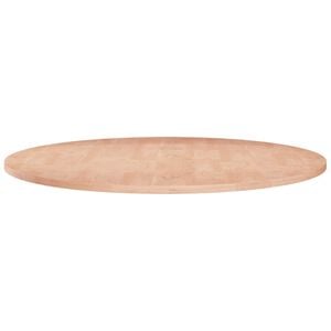 vidaXL Dessus de table rond &Oslash;60x1,5 cm Bois de ch&ecirc;ne massif non trait&eacute;