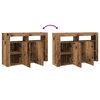 vidaXL Buffet Bois ancien 116 x 30 x 75 cm Bois d'ing&eacute;nierie