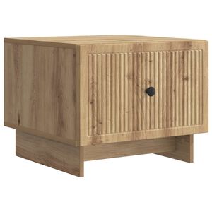 vidaXL Table basse Ch&ecirc;ne artisanal 49 x 50 x 40 cm Bois d'ing&eacute;nierie