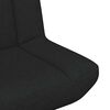 vidaXL Chaise pivotante Noir 63 x 75 x 76 cm tissu