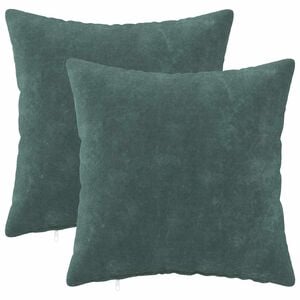 vidaXL Housse de coussin 2 pcs HEERLEN Bleu marine 30 x 30 cm
