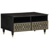vidaXL Table basse 80x54x40 cm bois de manguier massif