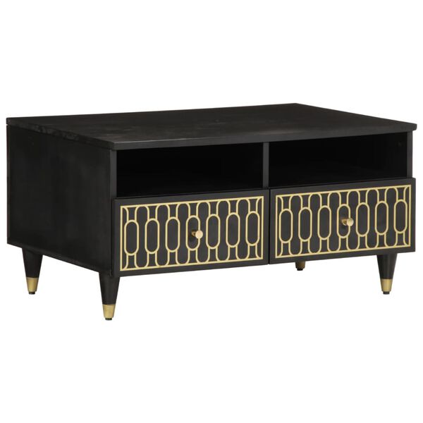 vidaXL Table basse 80x54x40 cm bois de manguier massif