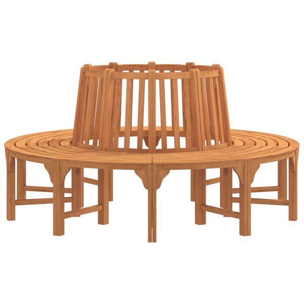 vidaXL Banc de tour d'arbre rond &Oslash;208 cm bois massif eucalyptus
