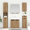 vidaXL Ensemble de mobilier de salle de bain 3 pcs Ch&ecirc;ne artisanal