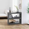 vidaXL Biblioth&egrave;que/S&eacute;parateur de pi&egrave;ce Gris 80x30x71,5 cm Pin massif
