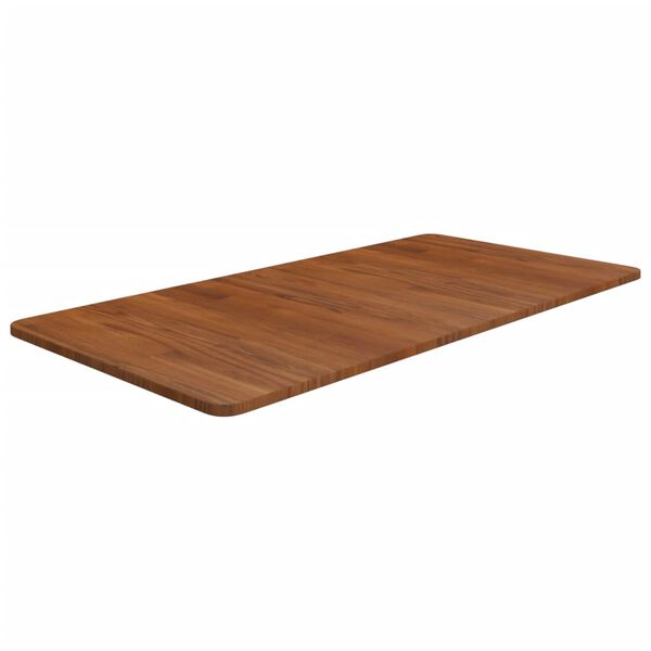 vidaXL Comptoir de salle de bain Marron fonc&eacute; 100x50x1,5cm Bois trait&eacute;