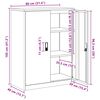 vidaXL Armoire de rangement Blanc 80 x 40 x 105 cm Acier