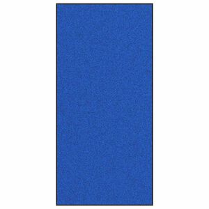 vidaXL Tapis d'entr&eacute;e Autre Bleu et Noir 120 x 250 cm Polyamide et PVC