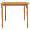 vidaXL Table Batavia 85x85x75 cm Bois de teck solide
