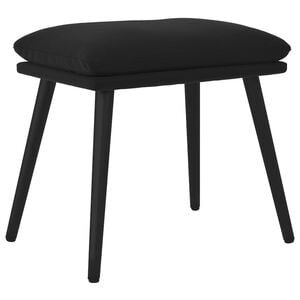 vidaXL Repose-pied Noir 45x29,5x35 cm Velours